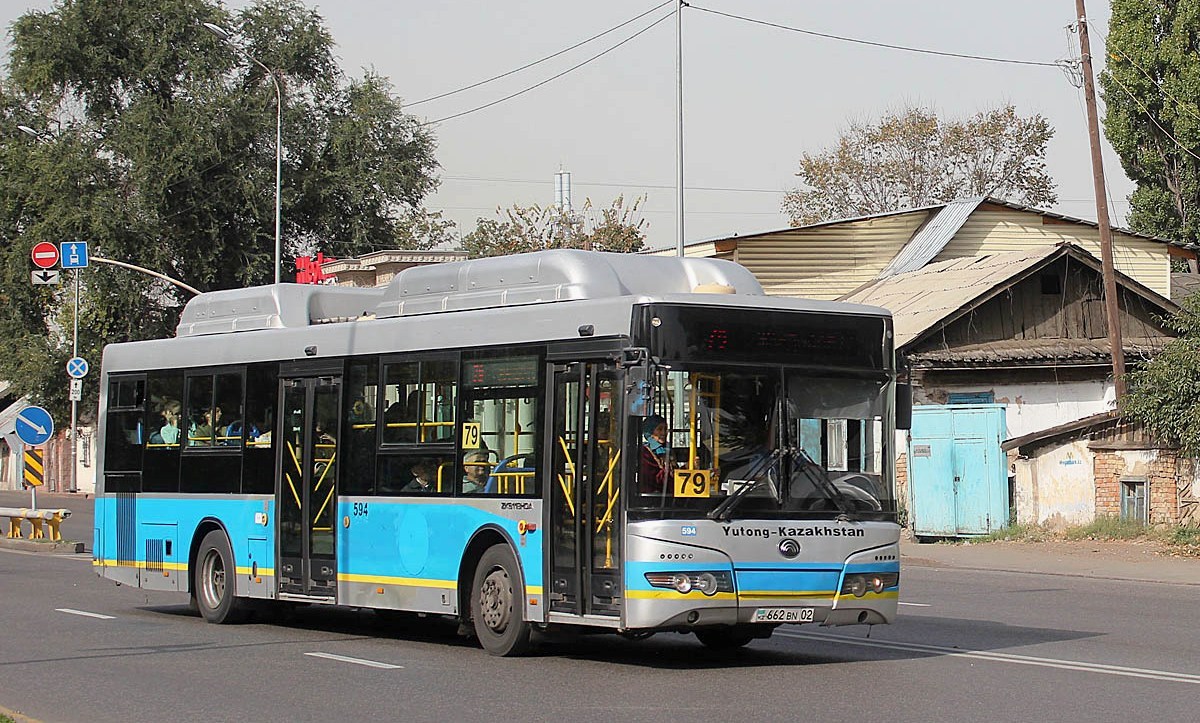 Алматы, Yutong ZK6118HGA № 594