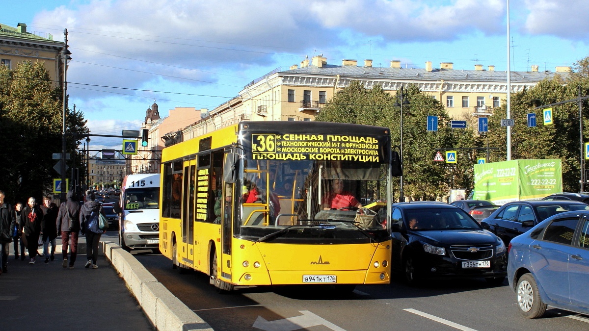 Санкт-Петербург, МАЗ-206.067 № В 941 КТ 178