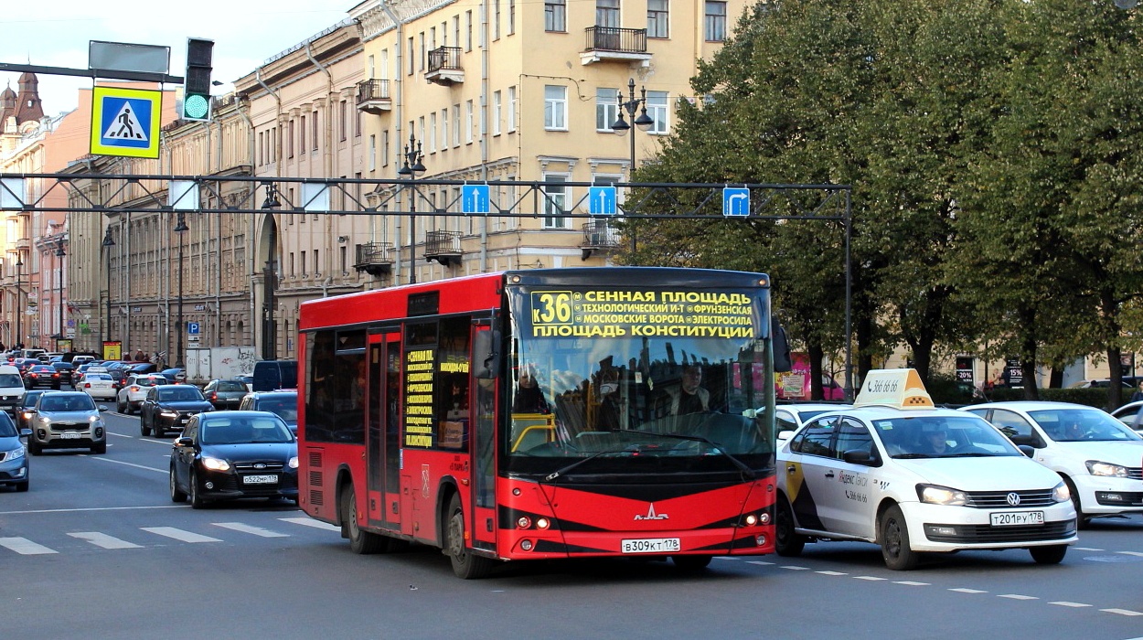 Санкт-Петербург, МАЗ-206.067 № В 309 КТ 178