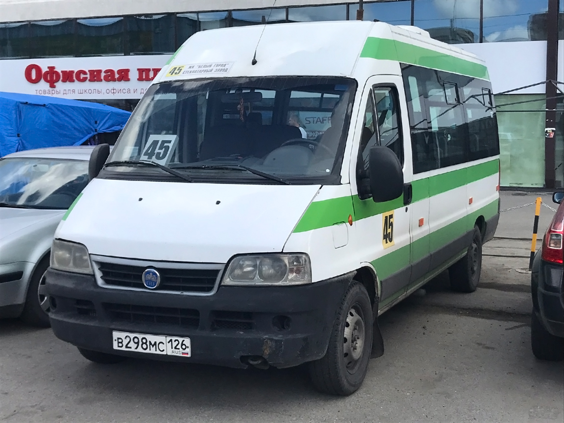 Ставропольский край, FIAT Ducato 244 CSMMC-RLL, -RTL № В 298 МС 126