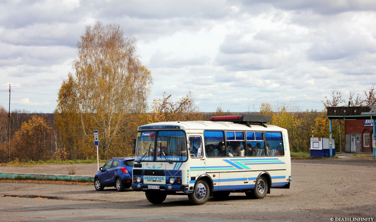 Томская область, ПАЗ-32053 № К 321 СУ 70