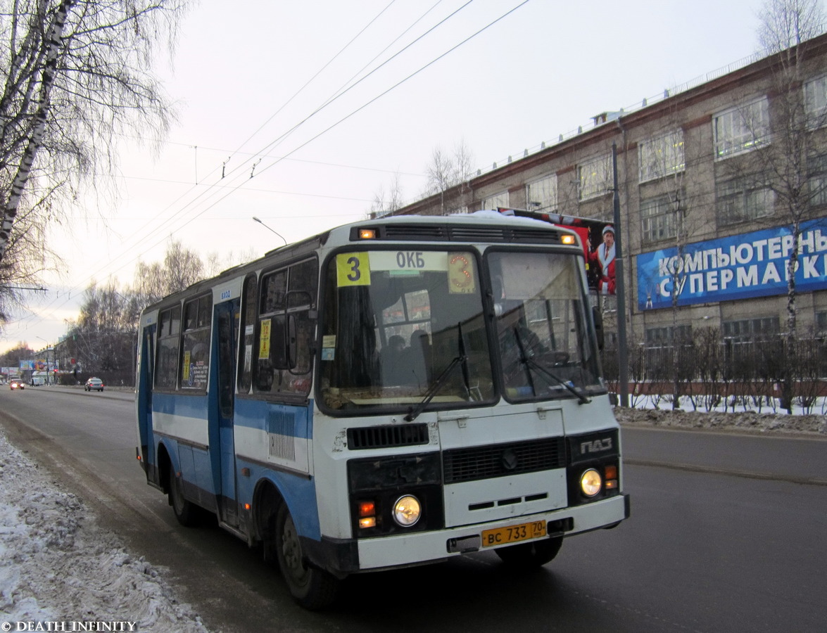 Томская область, ПАЗ-32051-110 № ВС 733 70