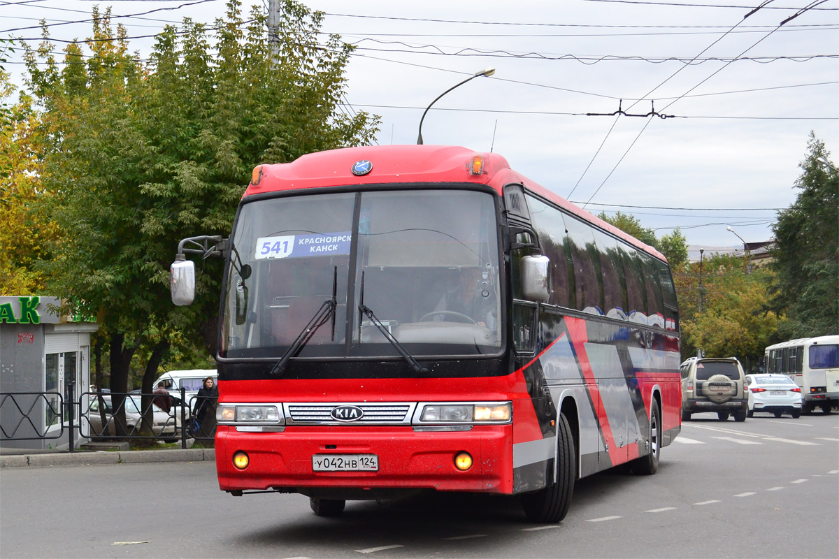 Красноярский край, Kia Granbird Super Premium № У 042 НВ 124 — Фото —  Автобусный транспорт