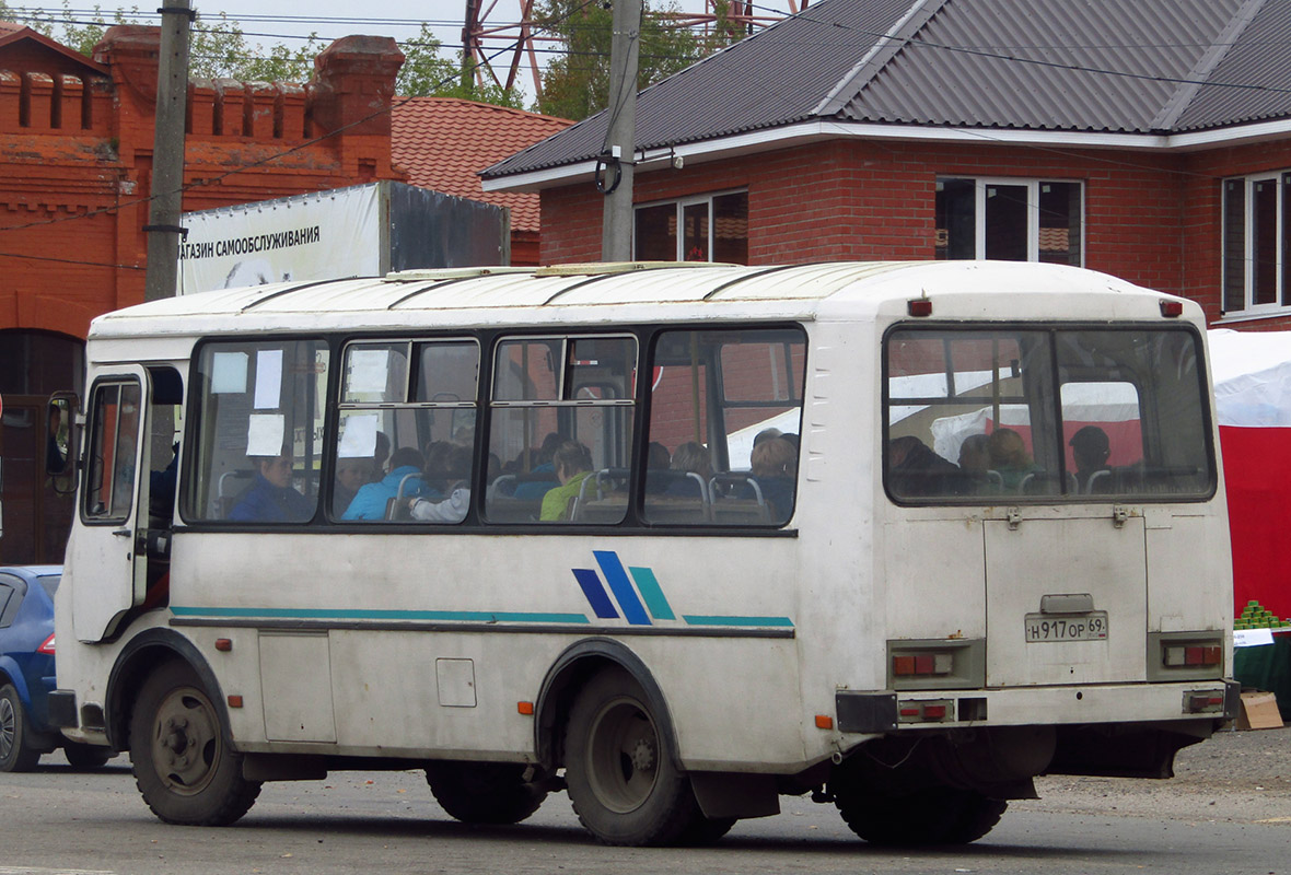 Тверская область, ПАЗ-32053 № Н 917 ОР 69