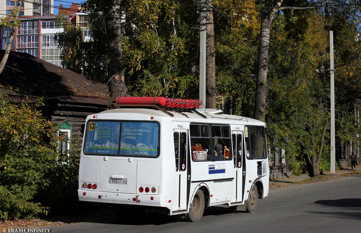 Томская область, ПАЗ-32054 № К 908 ХТ 29