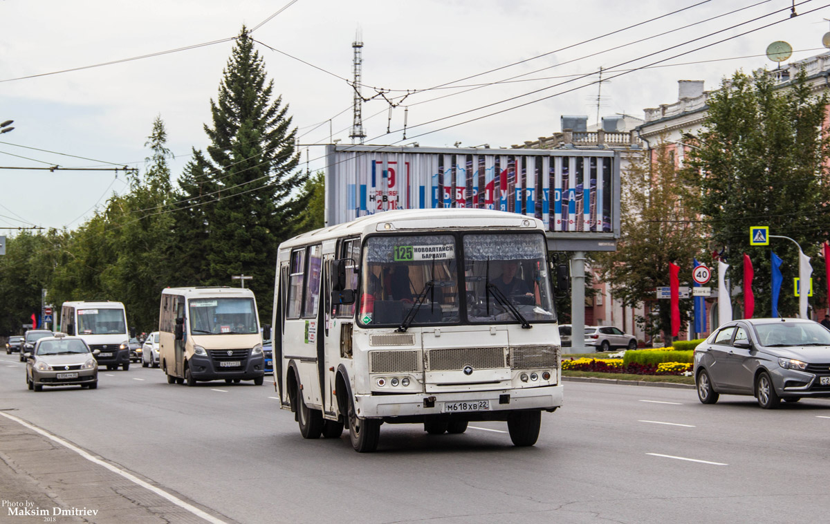 Алтайский край, ПАЗ-32054 № М 618 ХВ 22