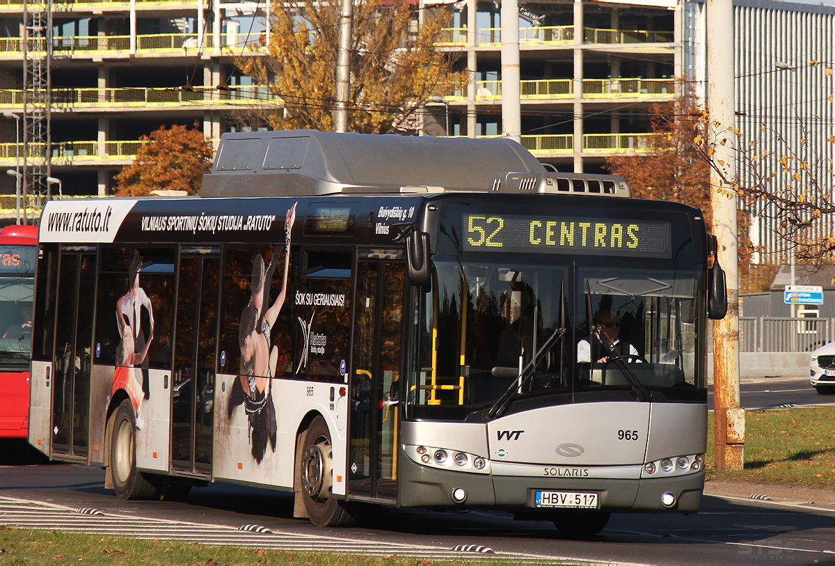 Литва, Solaris Urbino III 12 CNG № 965