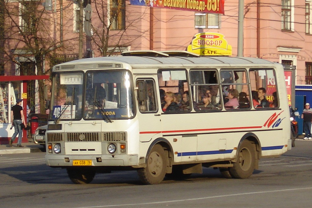 Ярославская область, ПАЗ-32054 № АК 038 76