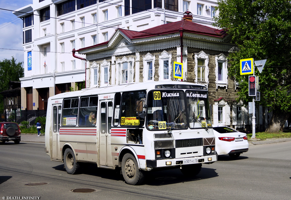 Томская область, ПАЗ-32054 № К 501 НС 70