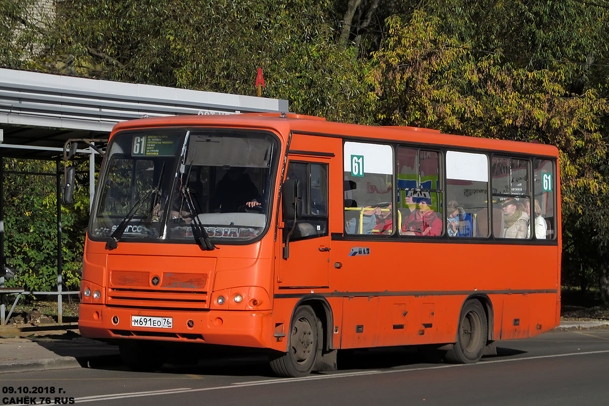 Ярославская область, ПАЗ-320402-05 № М 691 ЕО 76