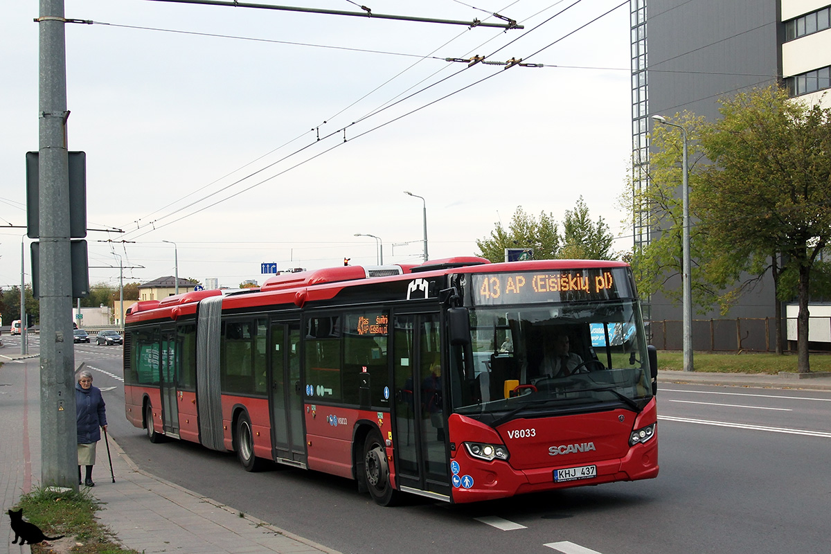 Lithuania, Scania Citywide LFA # V8033