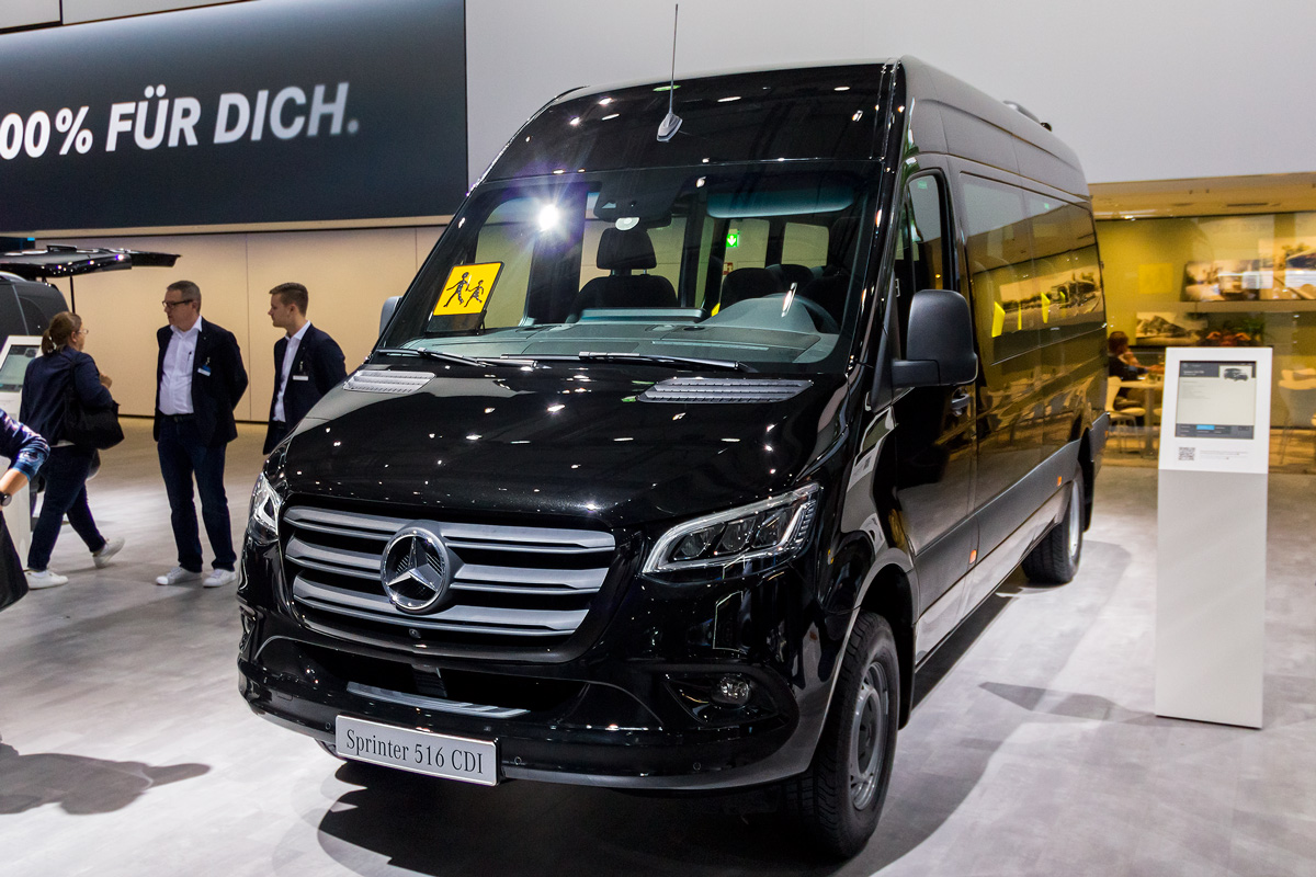 Северный Рейн-Вестфалия, Mercedes-Benz Sprinter W907 516CDI № Sprinter 516 CDI; Нижняя Саксония — IAA Nutzfahrzeuge 2018