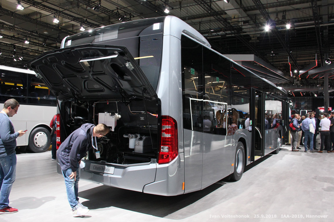 Баден-Вюртемберг, Mercedes-Benz Citaro C2 hybrid № MA-MB 232; Нижняя Саксония — IAA Nutzfahrzeuge 2018