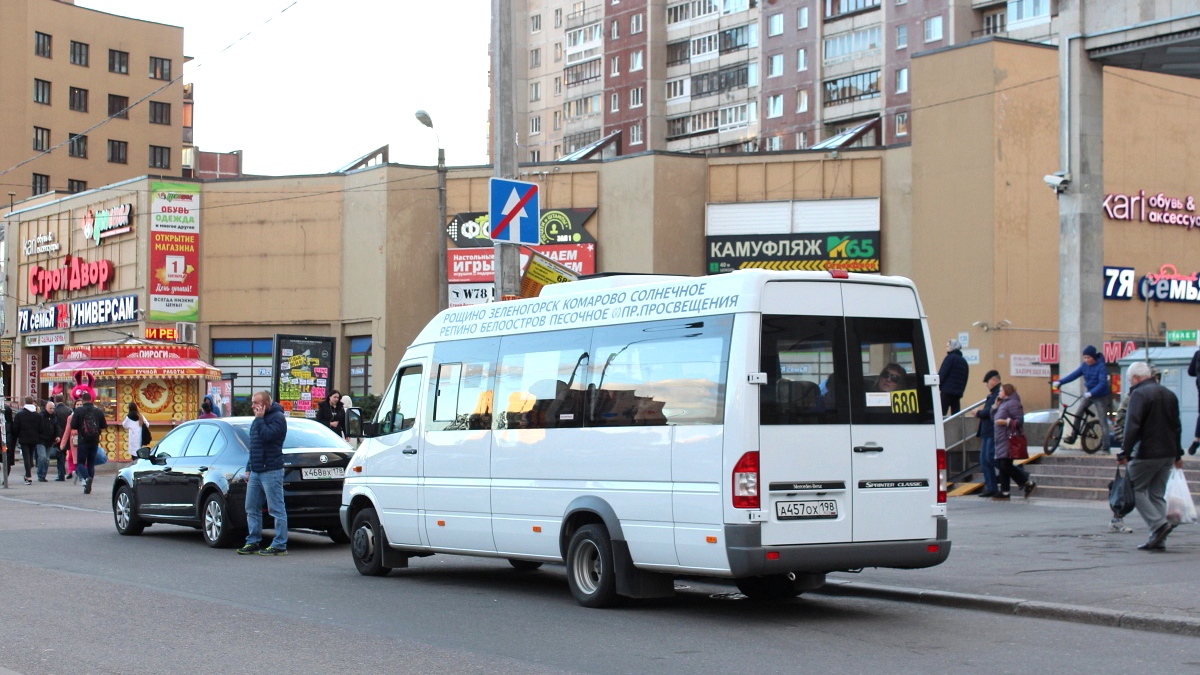 Санкт-Петербург, Луидор-223237 (MB Sprinter Classic) № А 457 ОХ 198