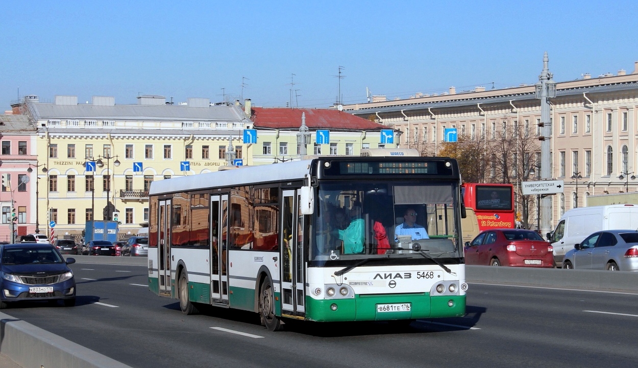 Санкт-Петербург, ЛиАЗ-5292.60 № 5468