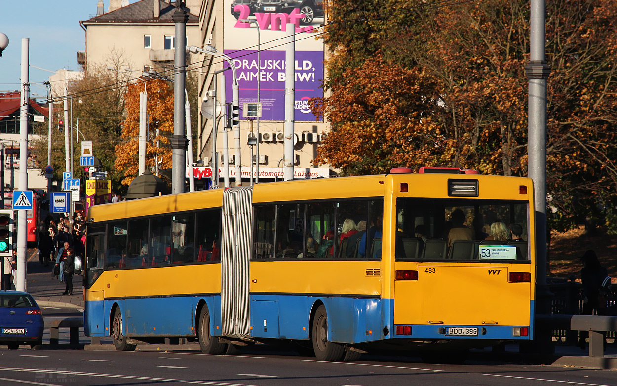 Литва, Mercedes-Benz O405G № 483