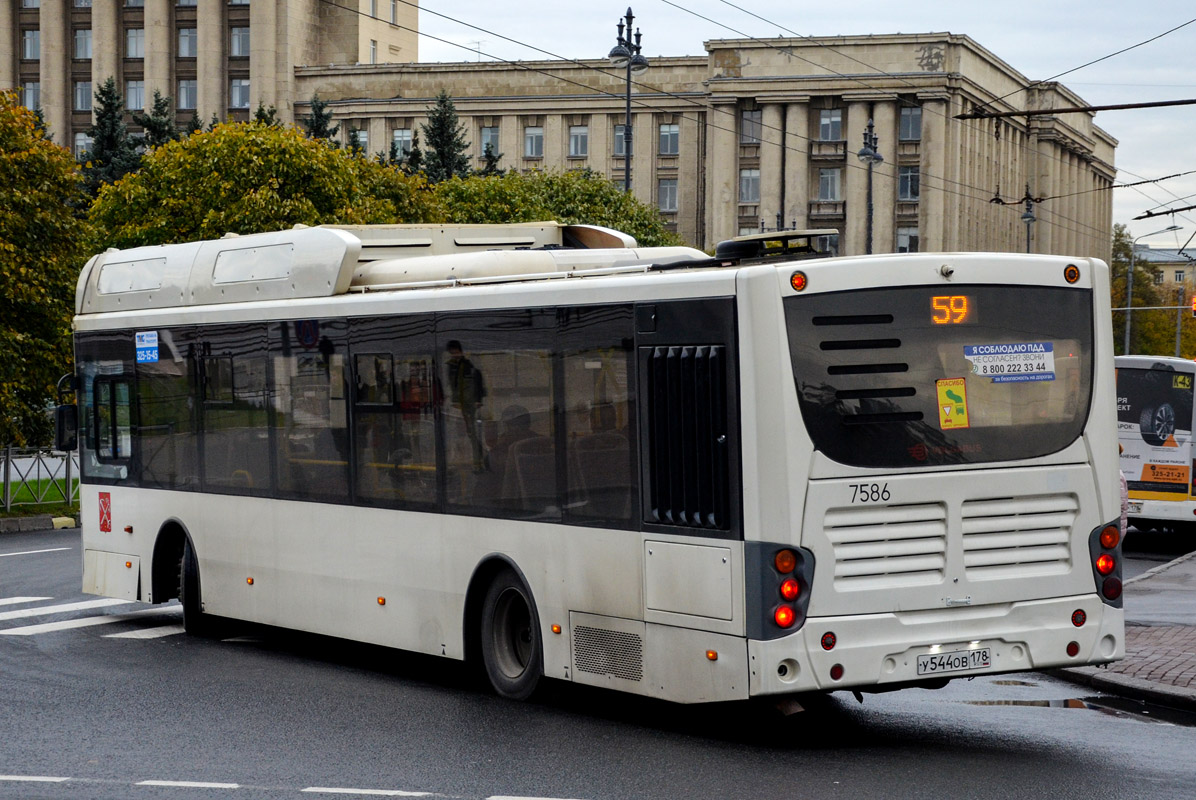 Санкт-Петербург, Volgabus-5270.G2 (CNG) № 7586