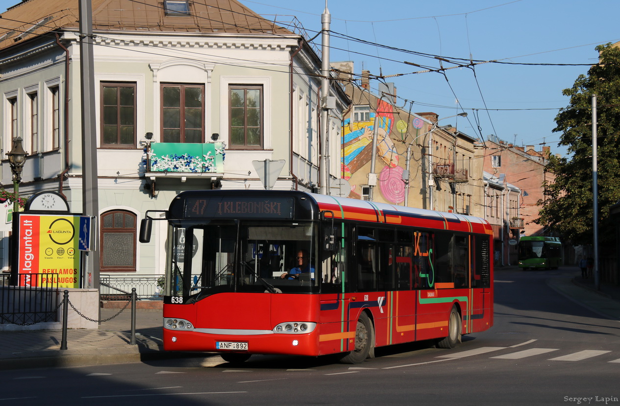 Литва, Solaris Urbino II 12 № 638