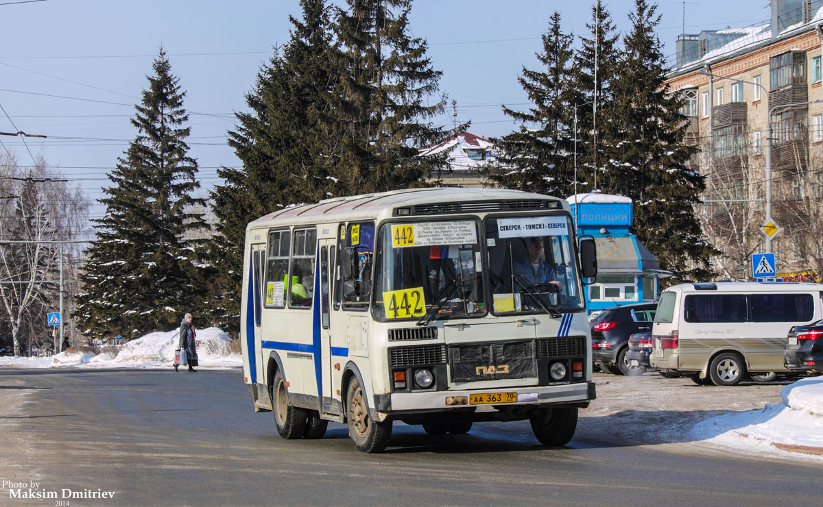 Томская область, ПАЗ-32054 № АА 363 70