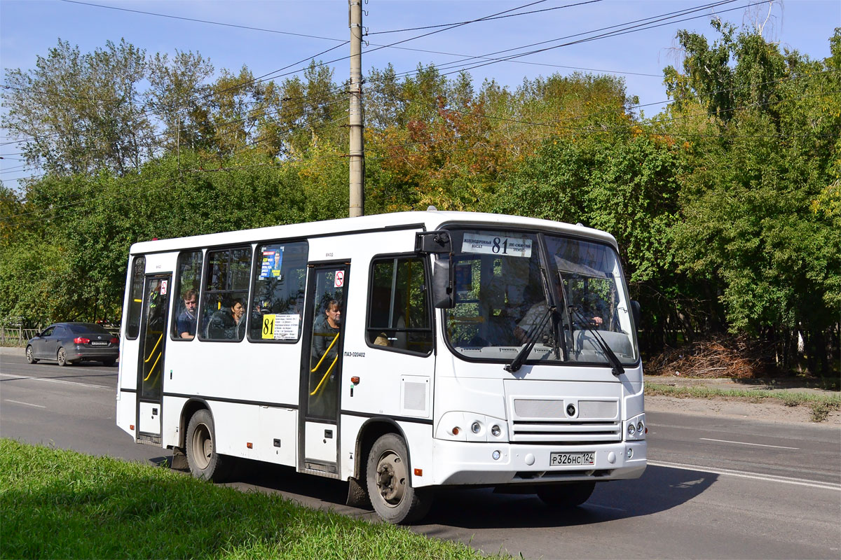 Красноярский край, ПАЗ-320402-04 № Р 326 НС 124