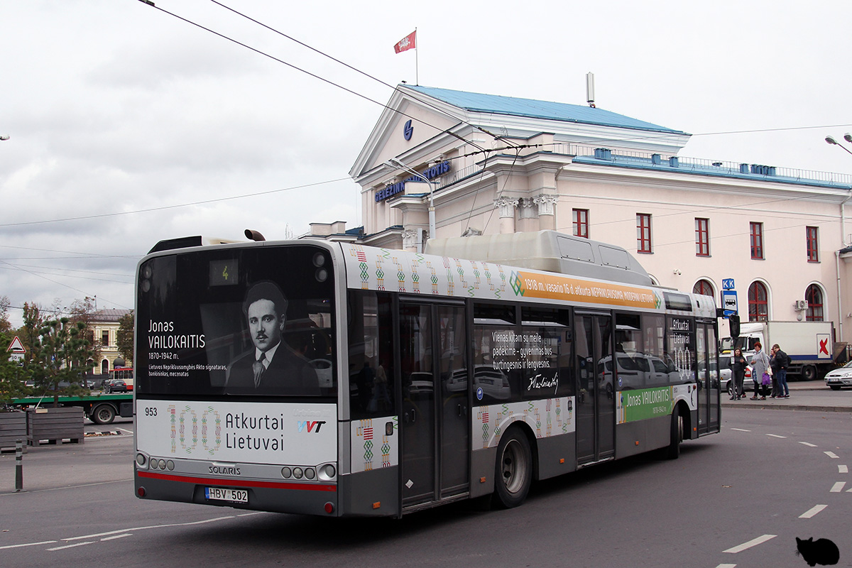 Литва, Solaris Urbino III 12 CNG № 953