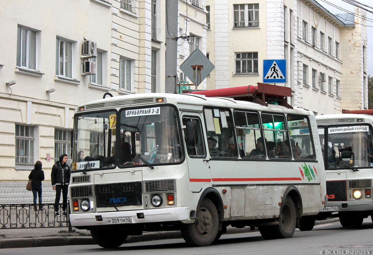 Томская область, ПАЗ-32054 № Р 309 ТМ 42