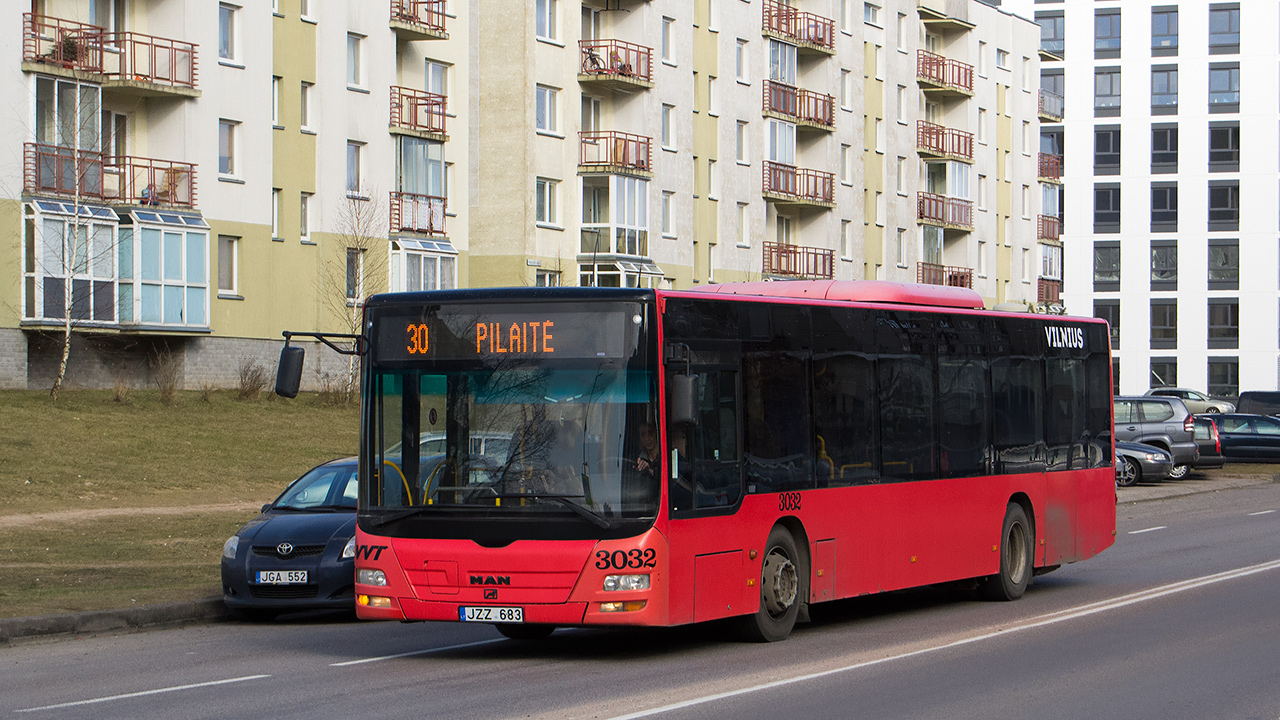 Литва, MAN A21 Lion's City NL273 № 3032