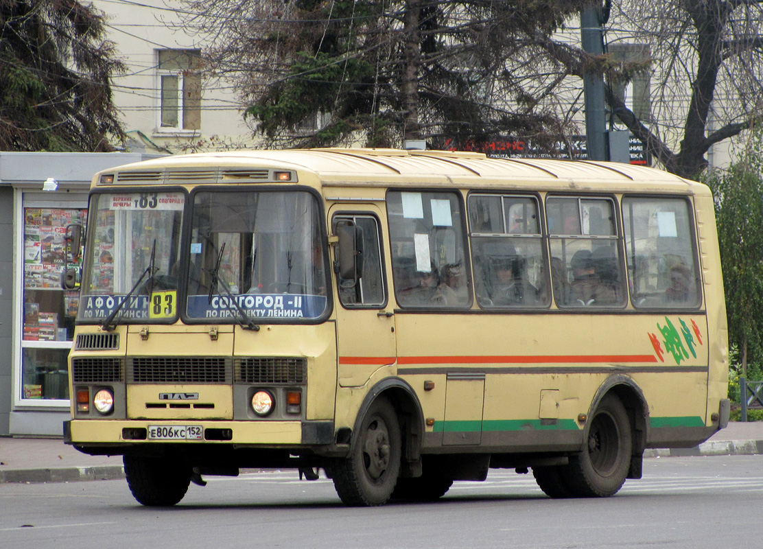 Нижегородская область, ПАЗ-32054 № Е 806 КС 152