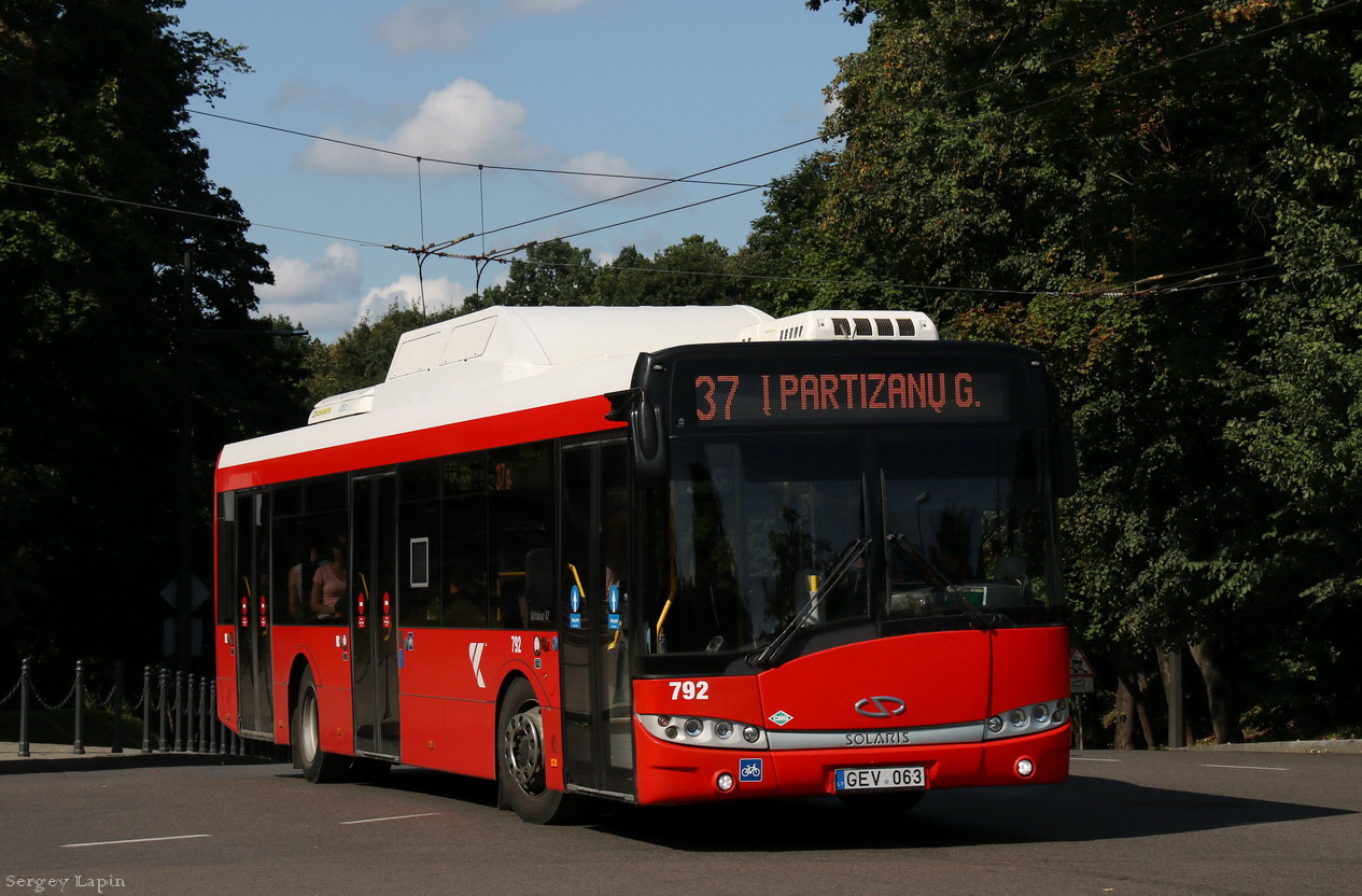 Литва, Solaris Urbino III 12 CNG № 792