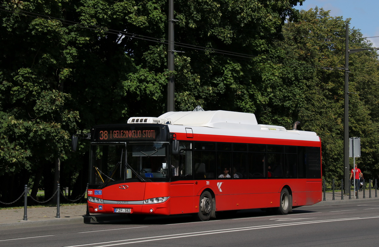 Литва, Solaris Urbino III 12 CNG № 781