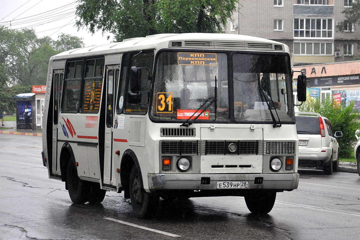 Амурская область, ПАЗ-32054-110-07 № Е 539 НР 28
