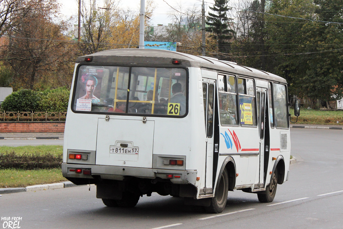 Орловская область, ПАЗ-32054-07 № Т 811 ЕН 57