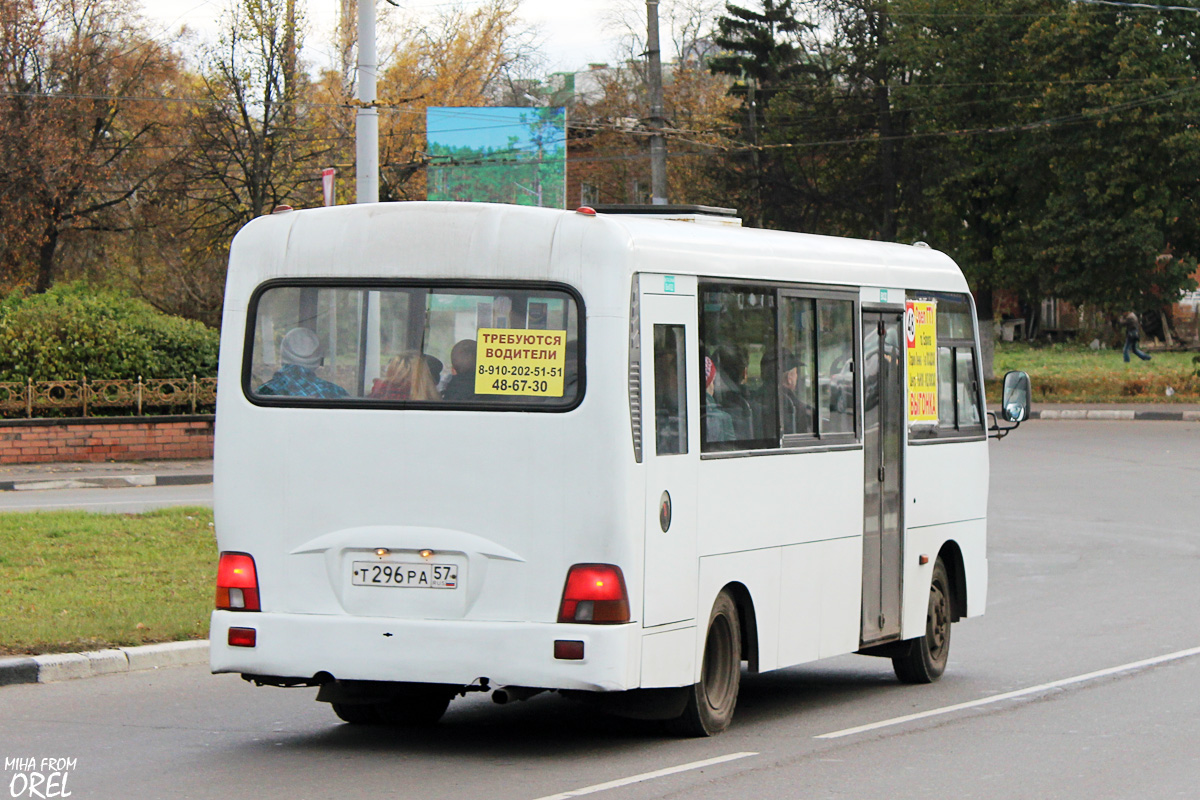 Орловская область, Hyundai County LWB (ТагАЗ) № Т 296 РА 57