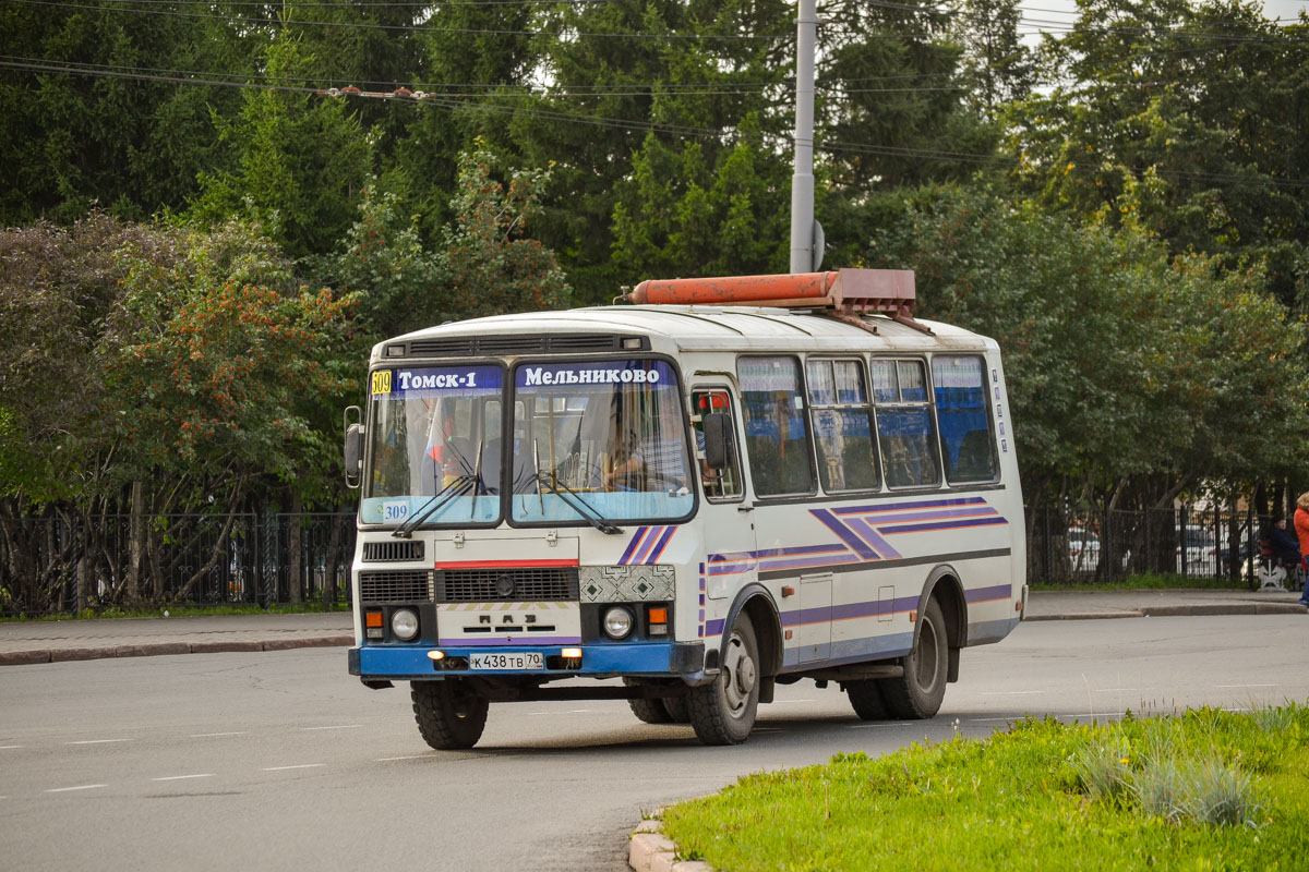 Tomsk region, PAZ-32053-50 № К 438 ТВ 70