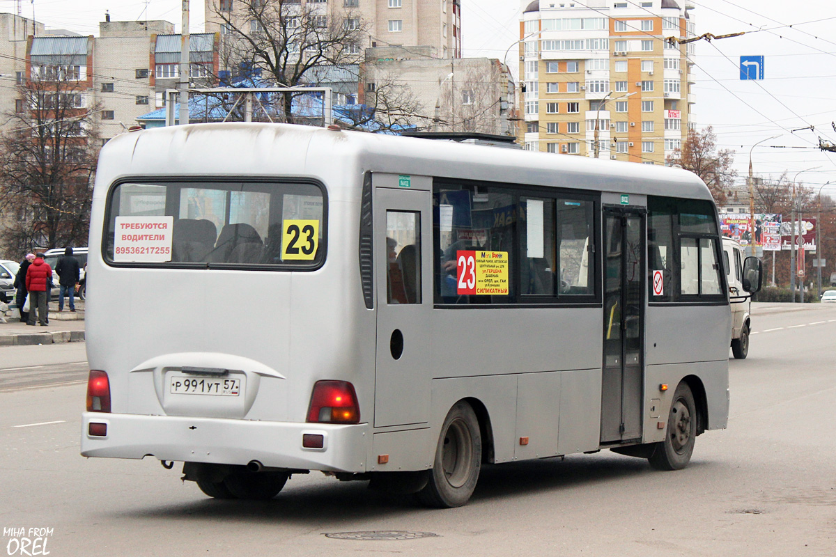 Орловская область, Hyundai County LWB C11 (ТагАЗ) № Р 991 УТ 57