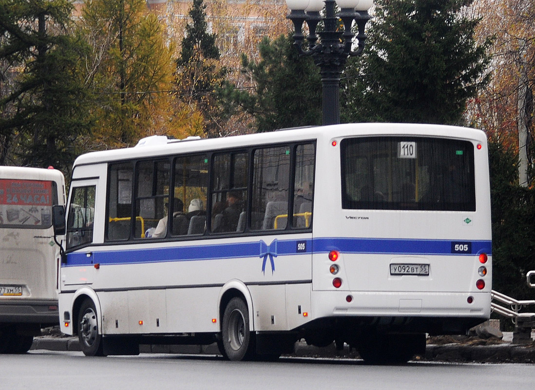 Omsk region, PAZ-320412-14 "Vector" # 8505
