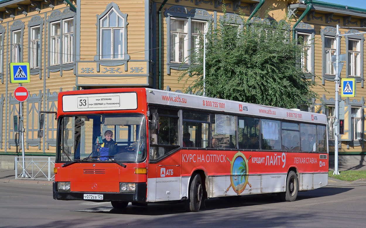 Красноярский край, Mercedes-Benz O405N № У 072 ЕВ 124