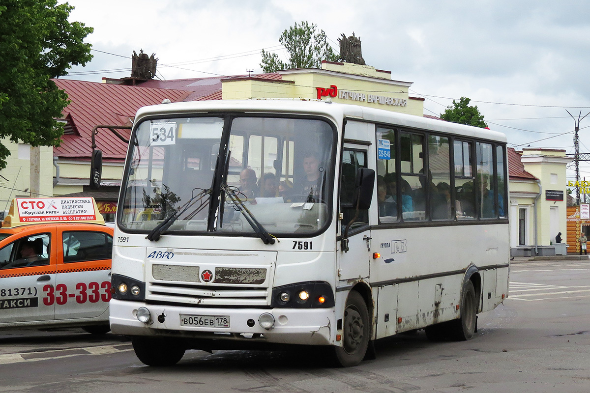 Ленинградская область, ПАЗ-320412-05 № 7591