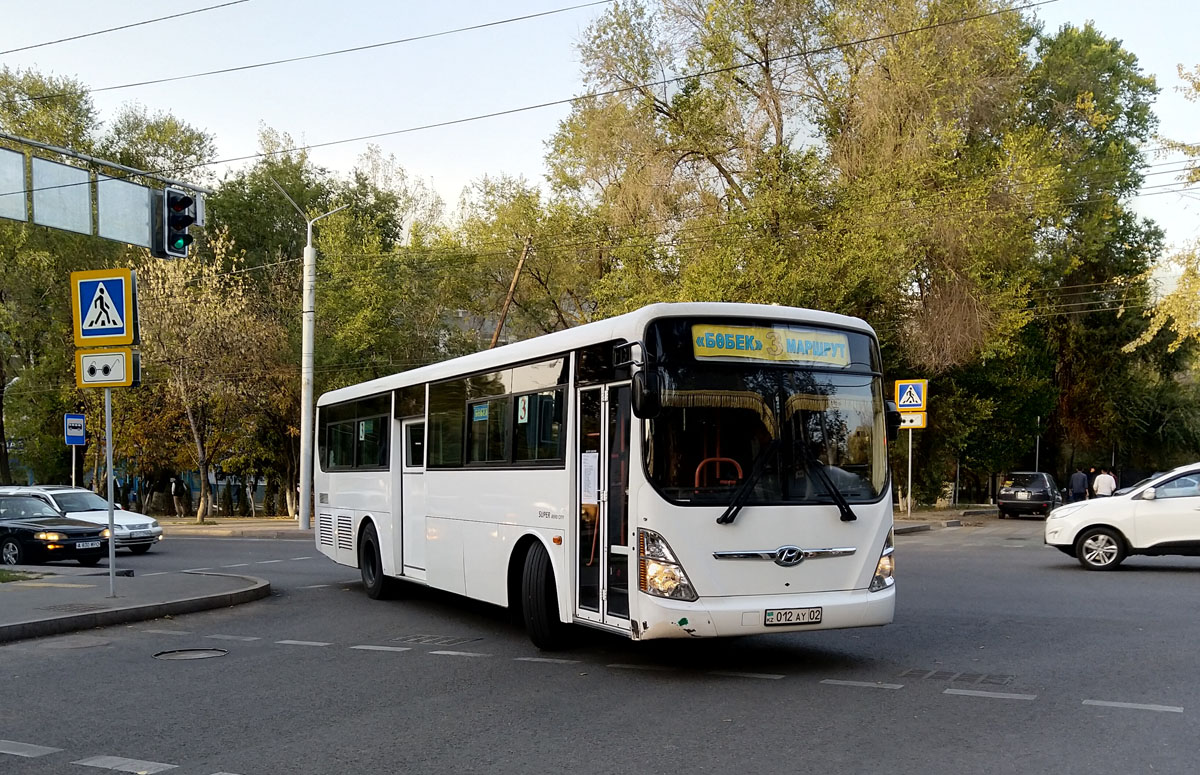 Алматы, Hyundai New Super AeroCity 1F/L № 012 AY 02