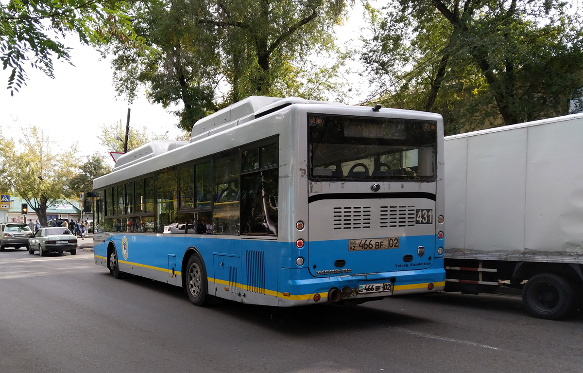 Алматы, Yutong ZK6118HGA № 431