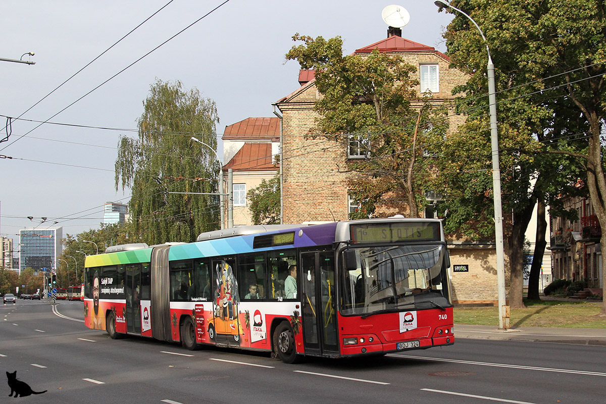 Литва, Volvo 7700A № 740