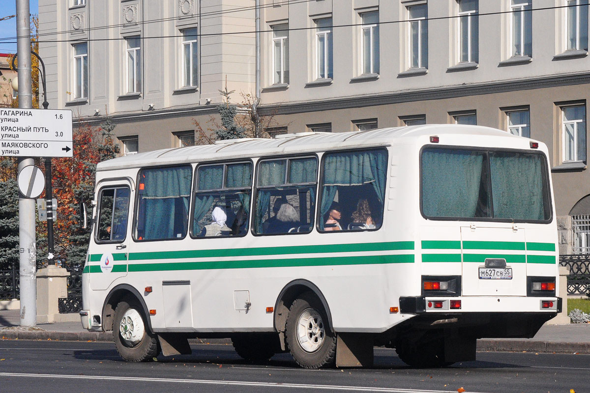 Омская область, ПАЗ-32053 № М 627 СВ 55