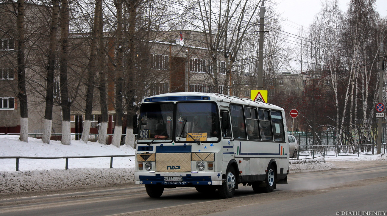 Томская область, ПАЗ-32054 № К 821 ЕЕ 70