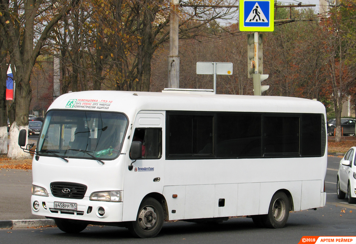 Ростовская область, Hyundai County LWB C11 (ТагАЗ) № В 458 РР 161