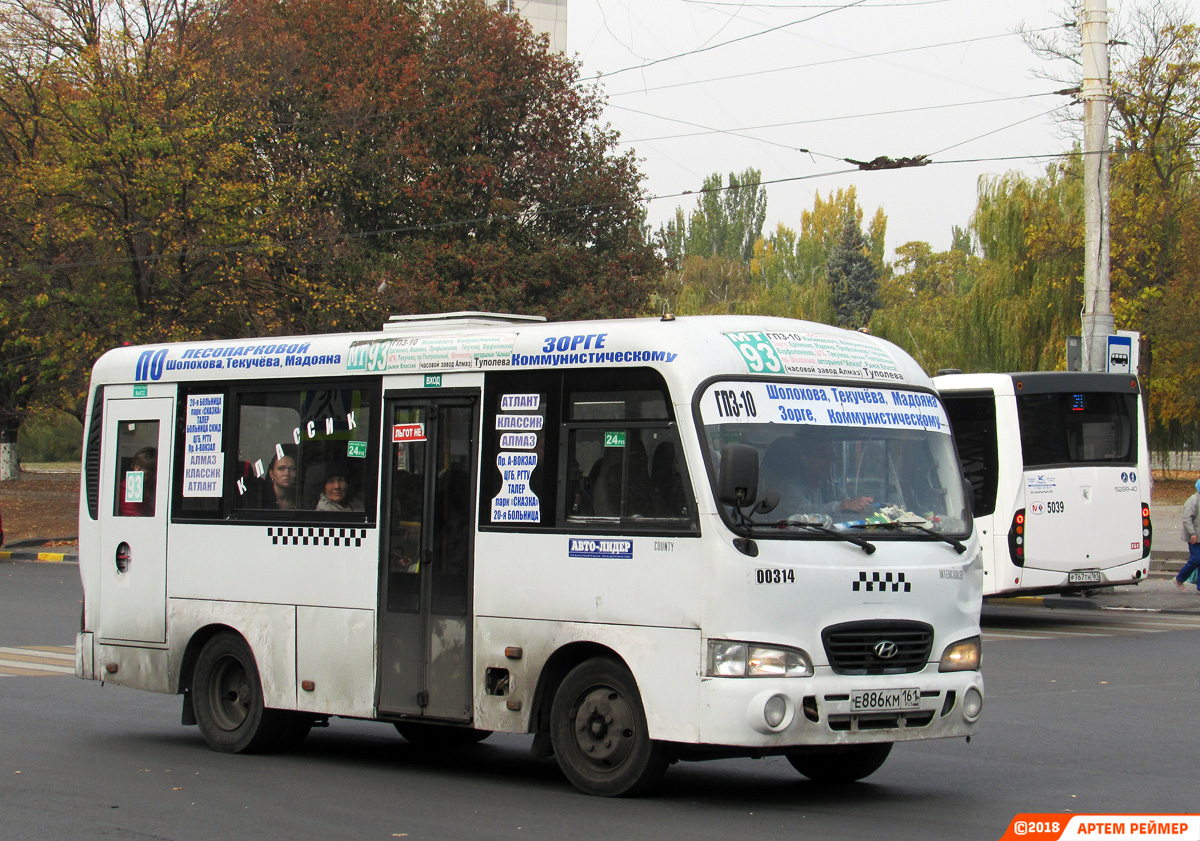 Ростовская область, Hyundai County SWB C08 (ТагАЗ) № 00314