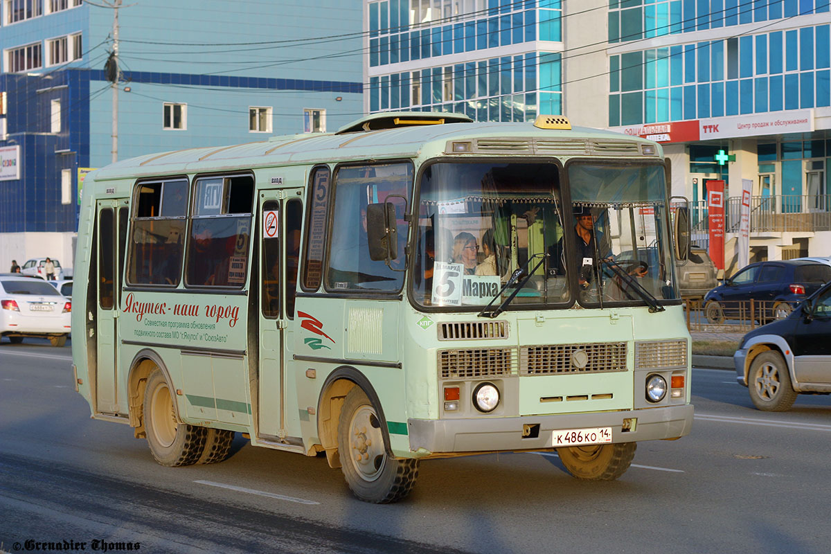 Саха (Якутия), ПАЗ-32054 № К 486 КО 14