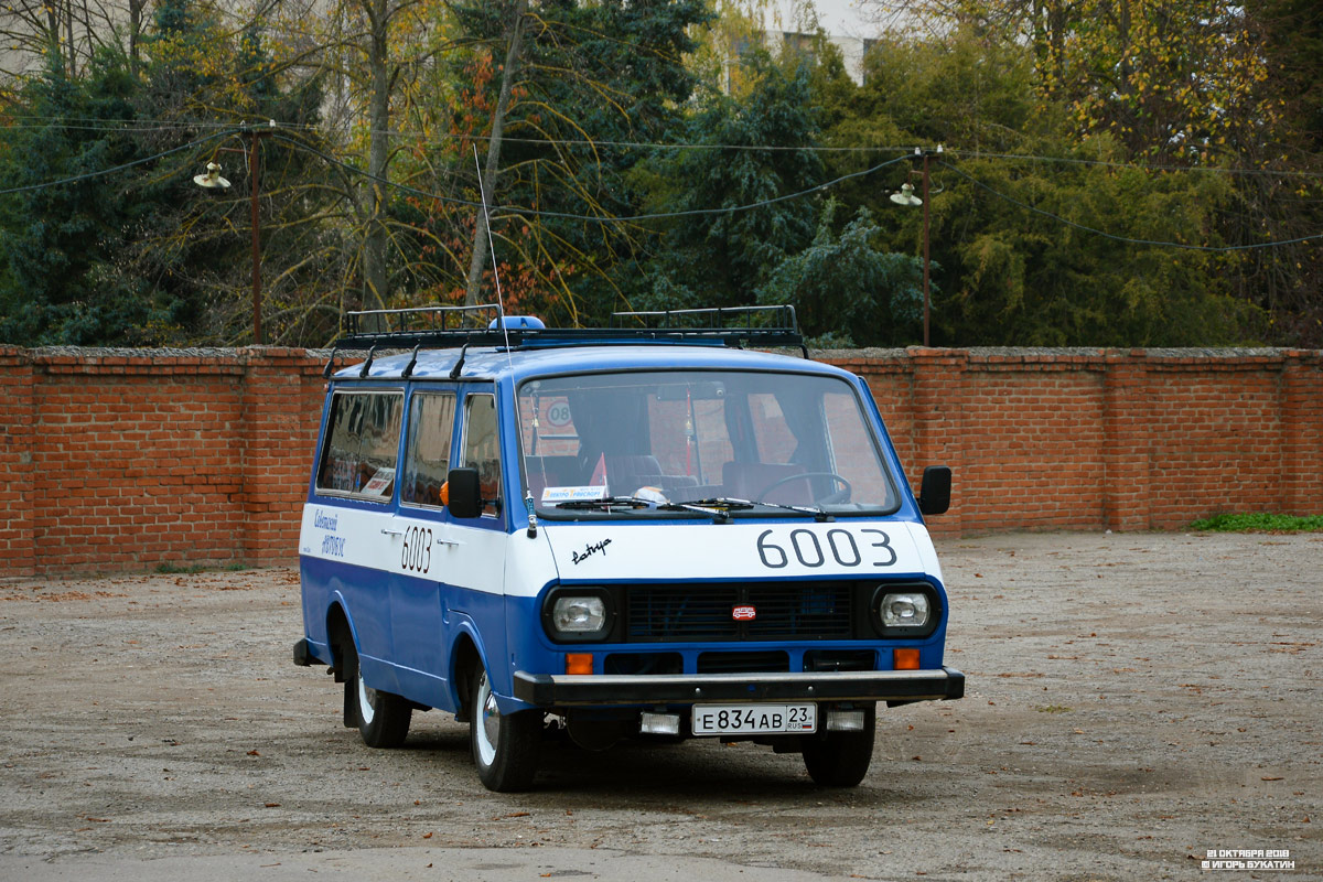 Krasnodar region, RAF-2203-01 č. 6003; Krasnodar region — Ride on the Krasnodar's last LiAZ-677M 21.X.2018