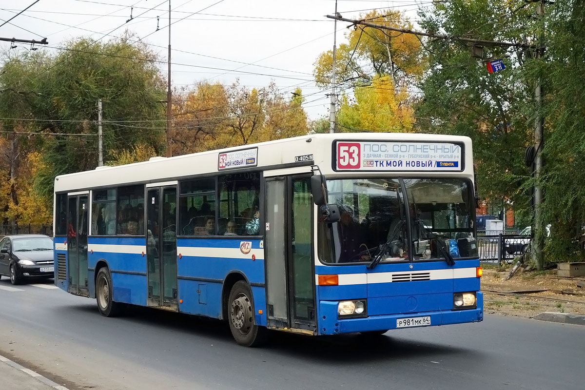 Саратовская область, Mercedes-Benz O405N № Р 981 МК 64