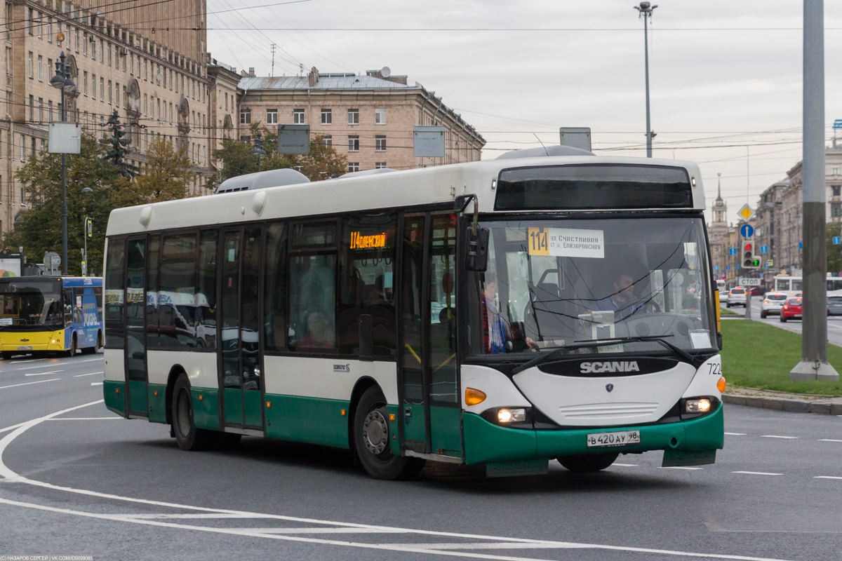 Санкт-Петербург, Scania OmniLink I (Скания-Питер) № 7224