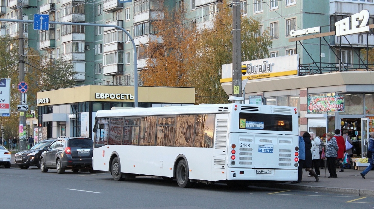 Санкт-Петербург, ЛиАЗ-5292.60 № 2448